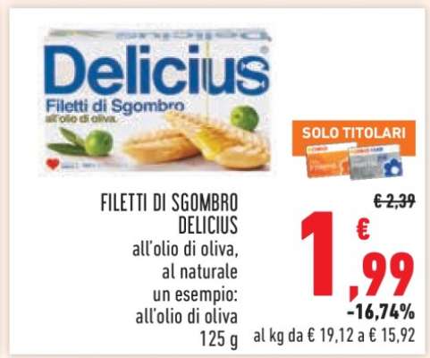 Filetti di Sgombro Delicius
