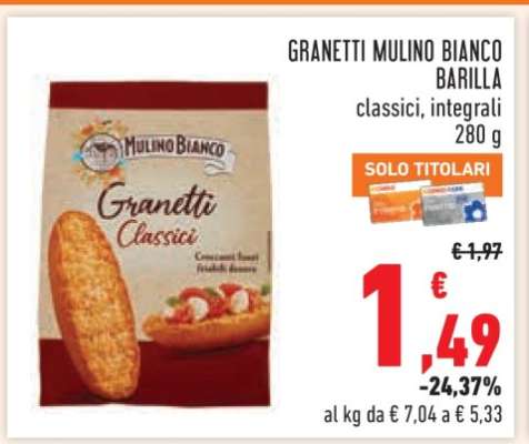 Granetti Mulino Bianco Barilla