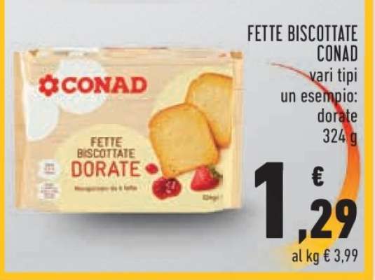 FETTE BISCOTTATE CONAD
