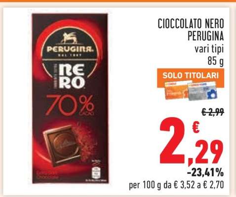Cioccolato Nero Perugina