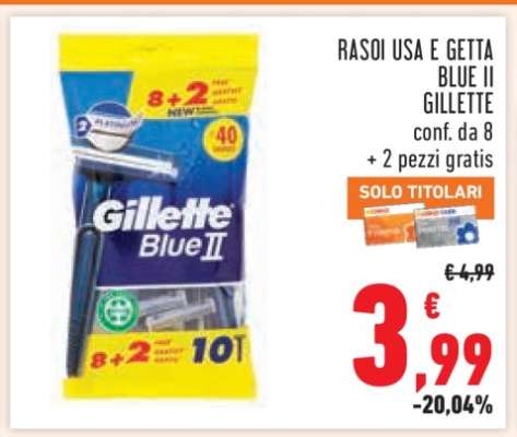RASOI USA E GETTA BLUE II GILLETTE