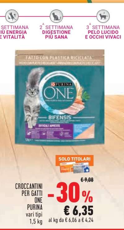 CROCCANTINI PER GATTI ONE PURINA
