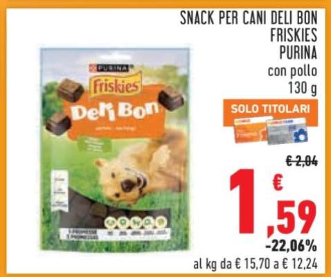 SNACK PER CANI DELI BON FRISKIES PURINA