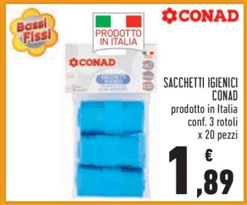 SACCHETTI IGIENICI CONAD