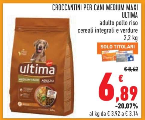 CROCCANTINI PER CANI MEDIUM MAXI ULTIMA