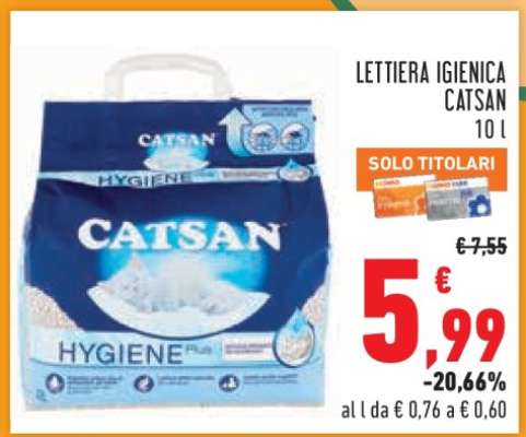 Lettiera Igienica Catsan