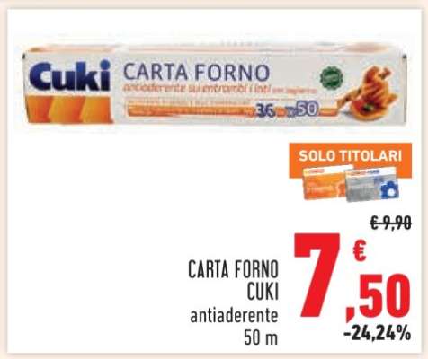Carta Forno Cuki