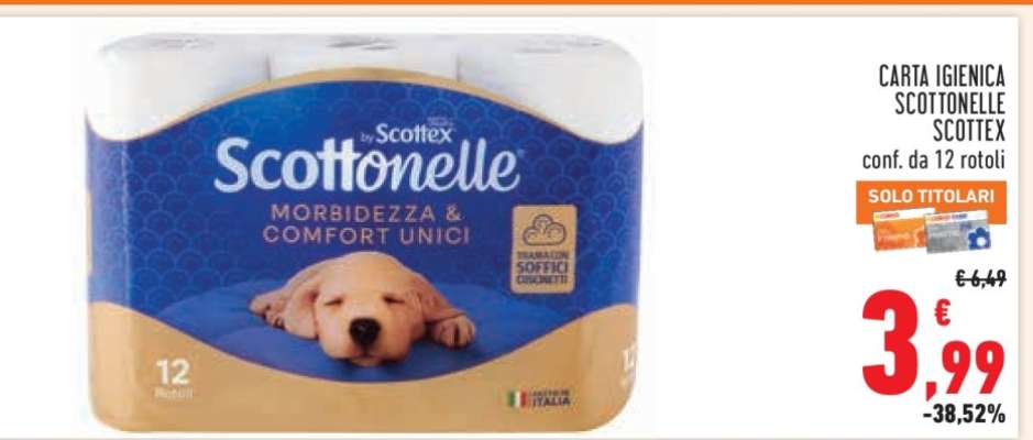 Carta Igienica Scottonelle Scottex