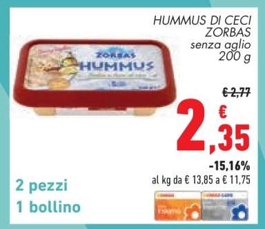 HUMMUS DI CECI ZORBAS