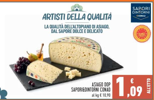 ASIAGO DOP SAPORIDINTORNI CONAD