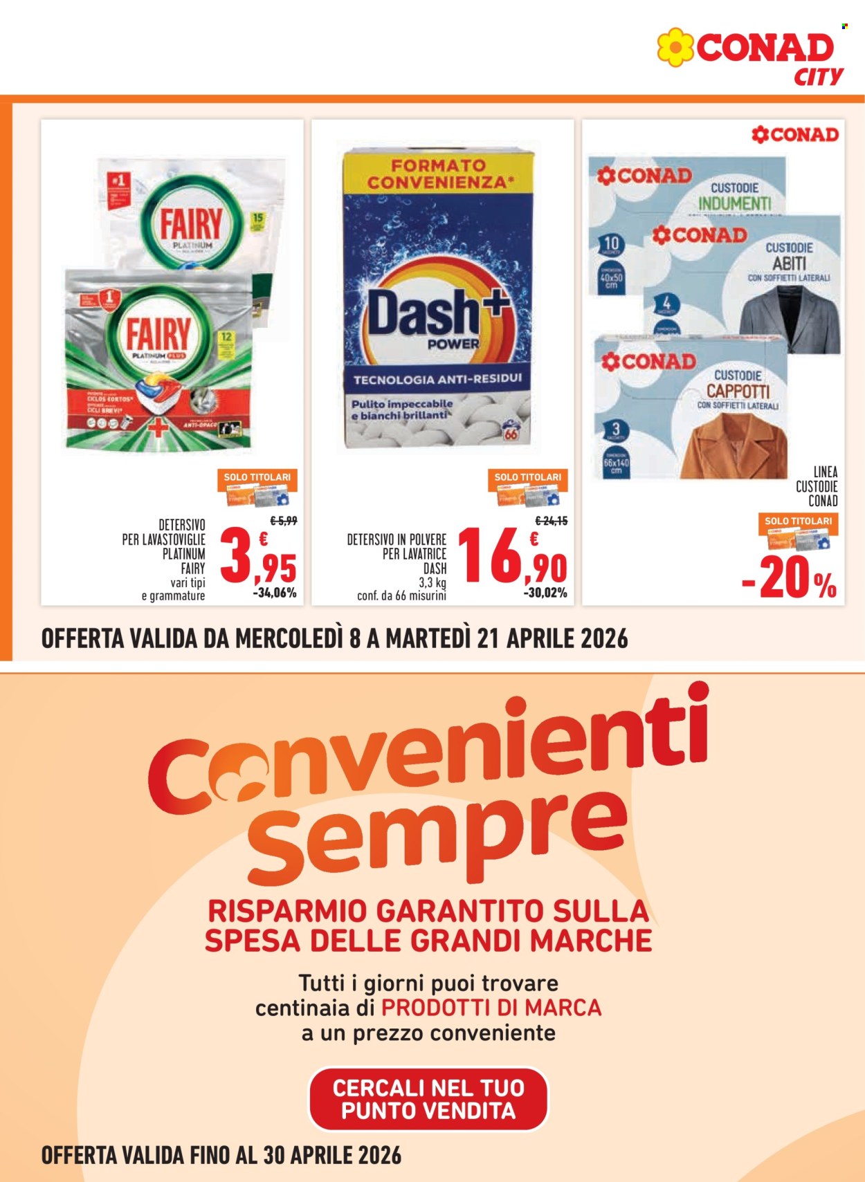 Volantino Conad - 8/4/2026 - 21/4/2026. Pagina 16