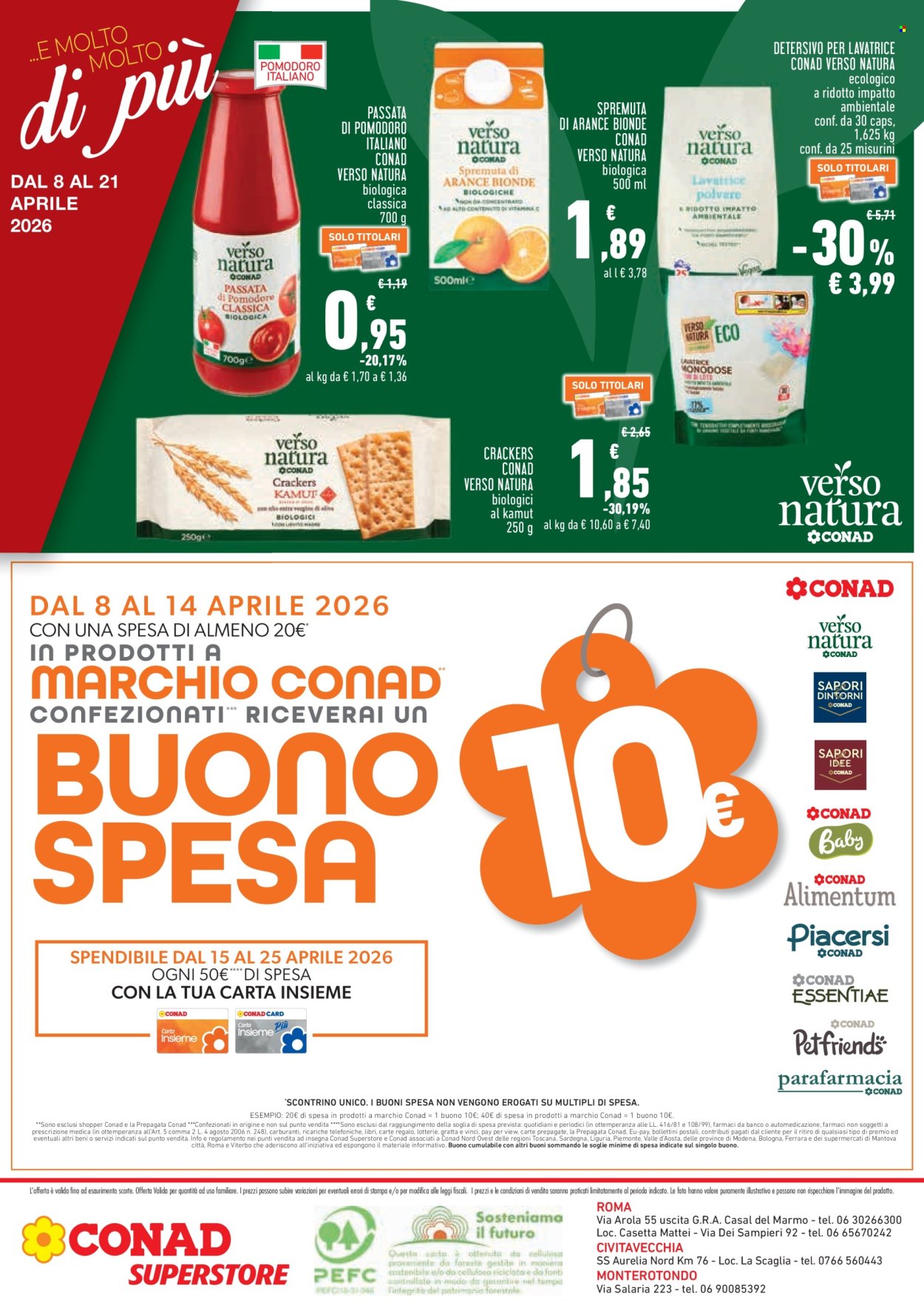 Volantino Conad - 8/4/2026 - 21/4/2026. Pagina 4