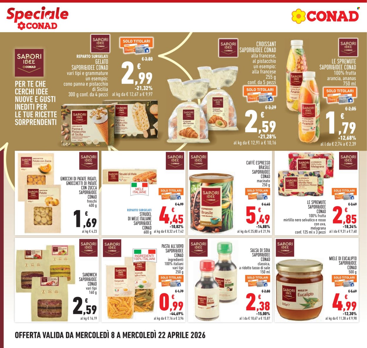 Volantino Conad - 8/4/2026 - 22/4/2026. Pagina 8