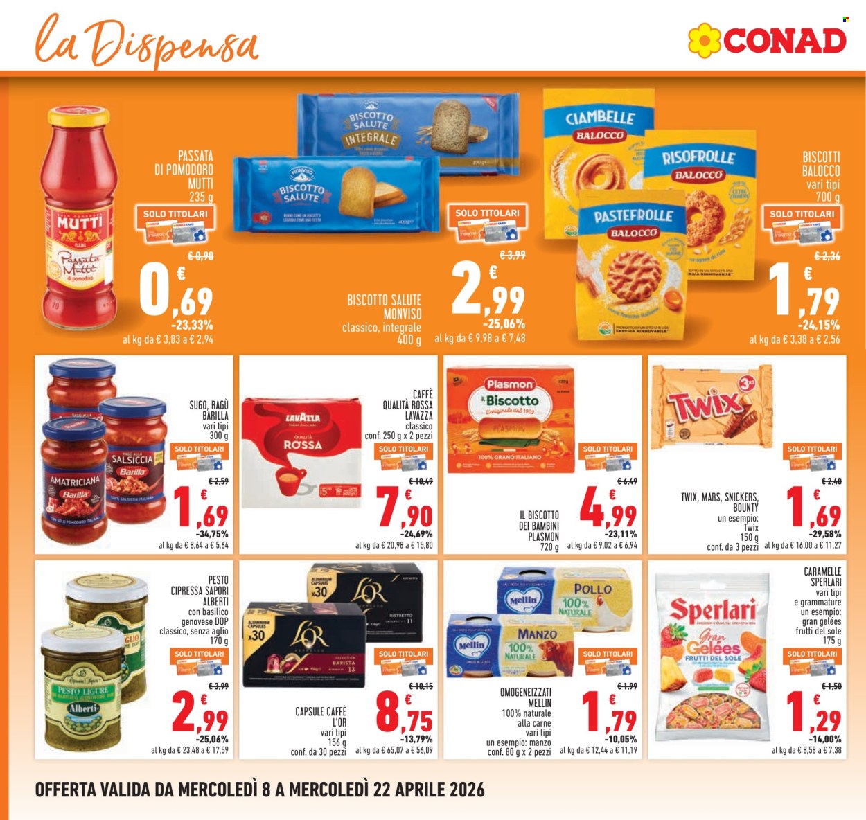 Volantino Conad - 8/4/2026 - 22/4/2026. Pagina 22