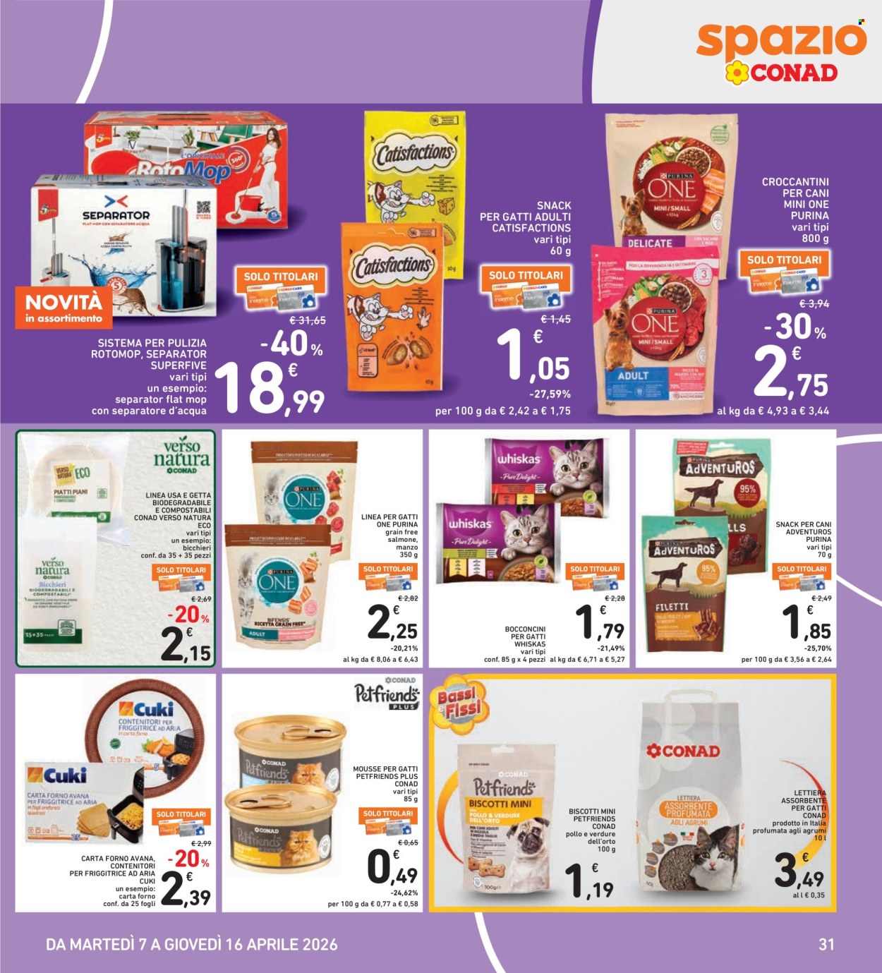 Volantino Spazio Conad - 7/4/2026 - 16/4/2026. Pagina 31
