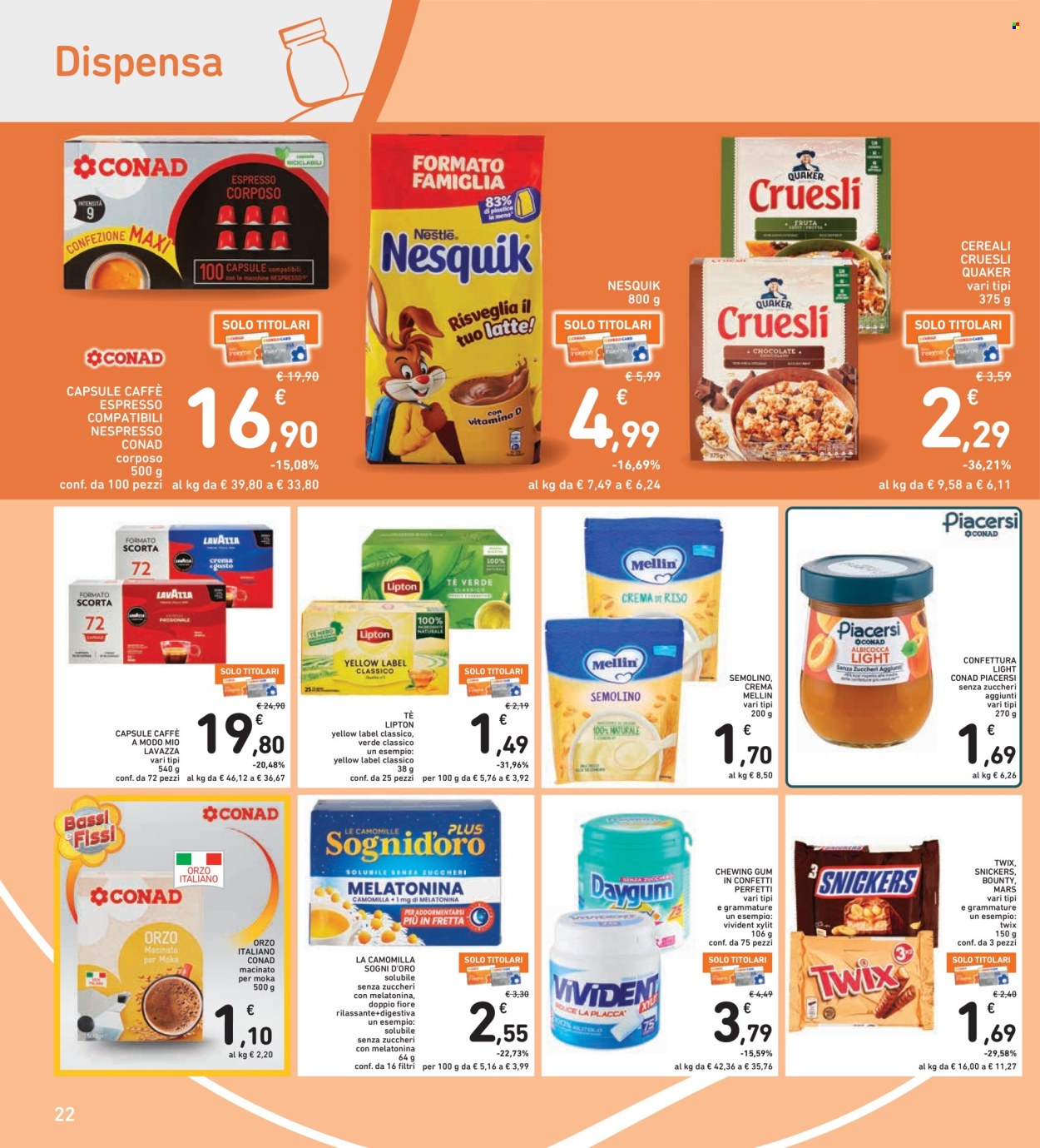 Volantino Spazio Conad - 7/4/2026 - 16/4/2026. Pagina 22