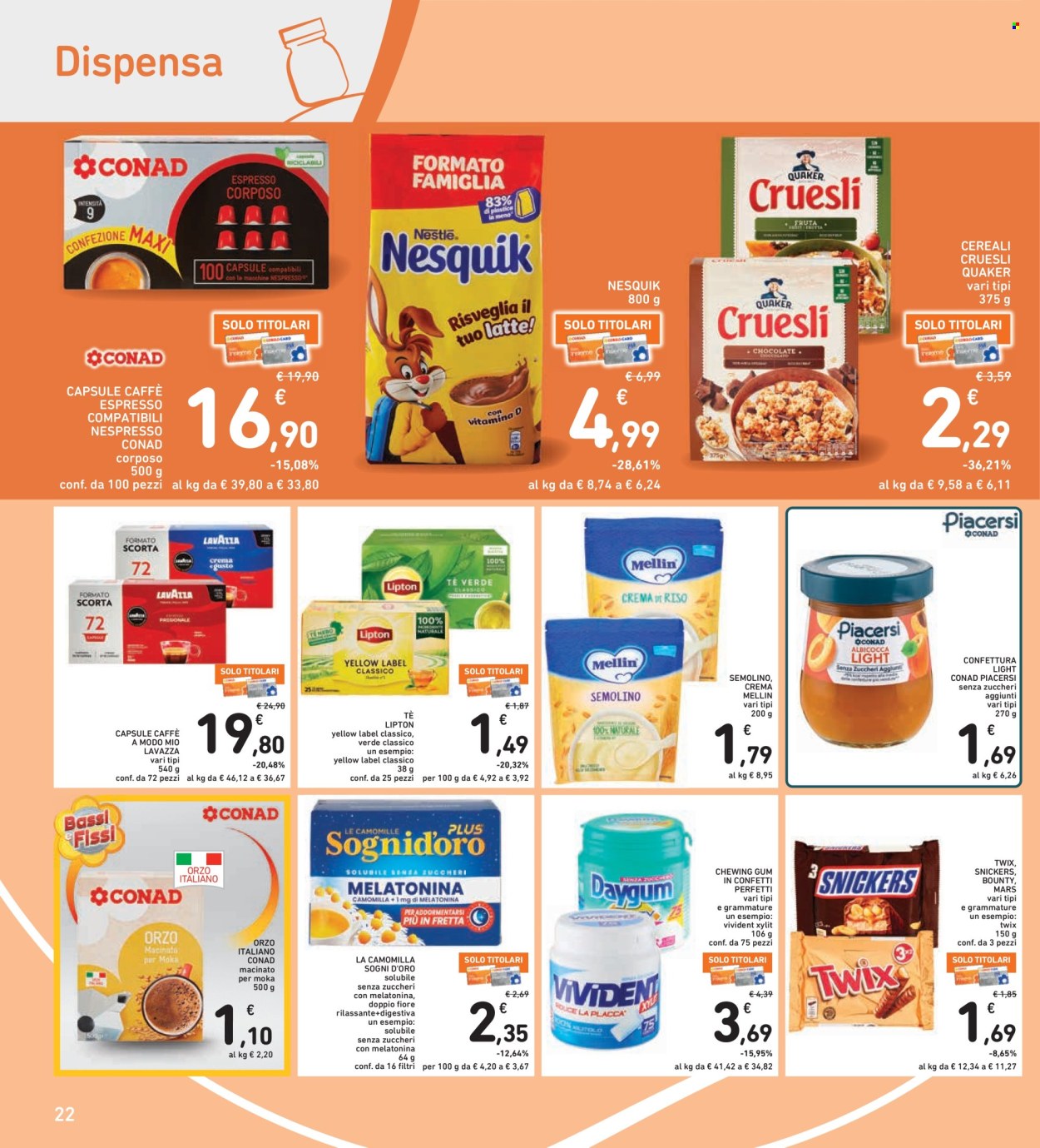 Volantino Spazio Conad - 7/4/2026 - 16/4/2026. Pagina 22