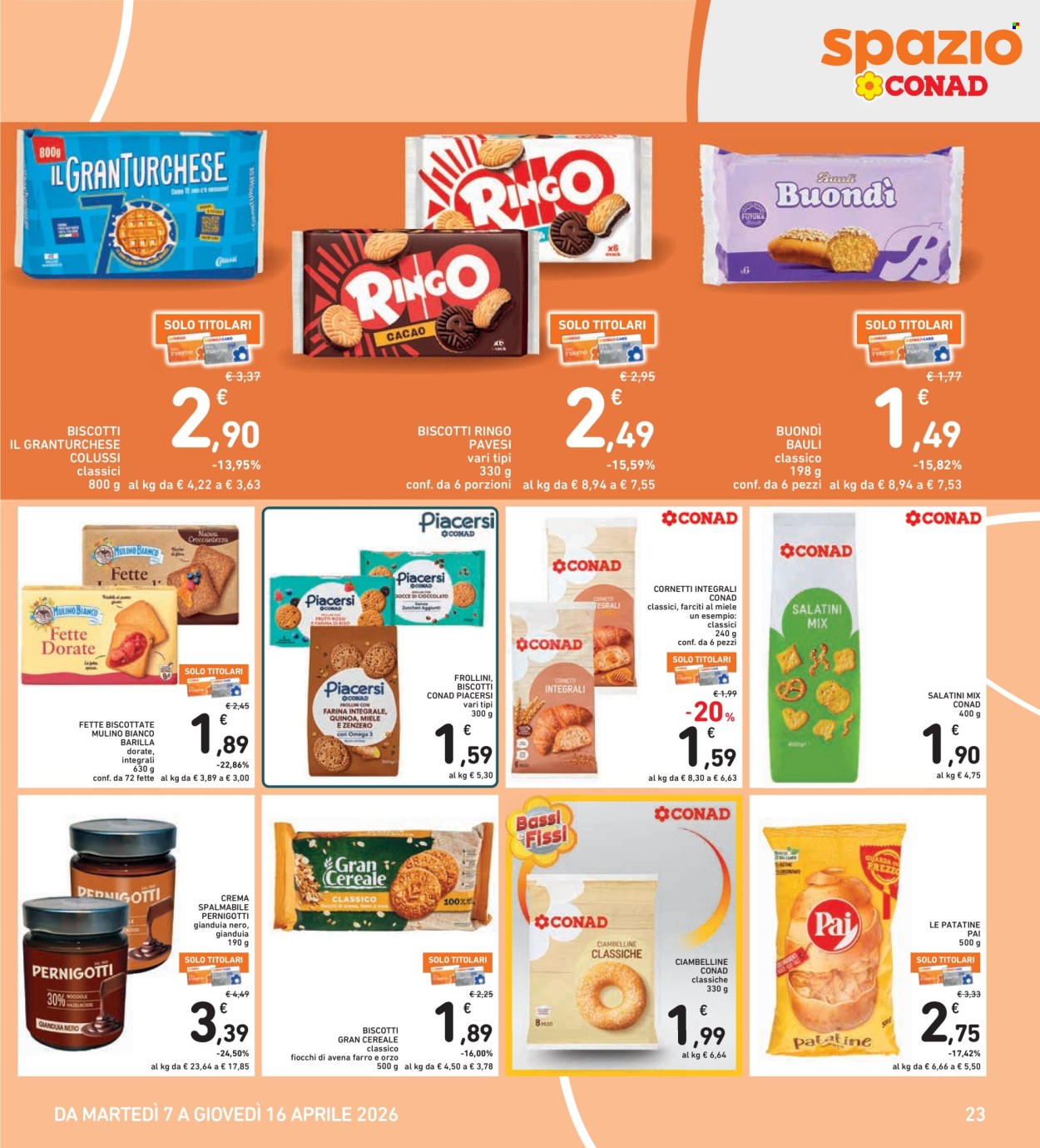 Volantino Spazio Conad - 7/4/2026 - 16/4/2026. Pagina 23