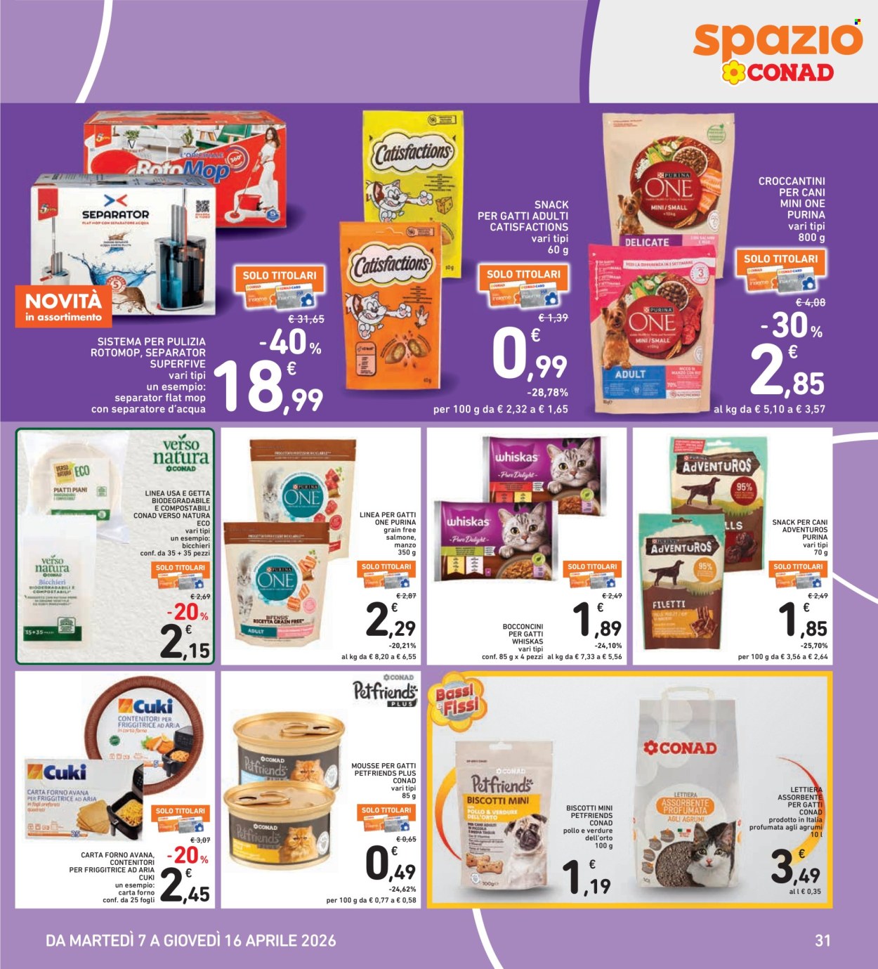 Volantino Spazio Conad - 7/4/2026 - 16/4/2026. Pagina 31