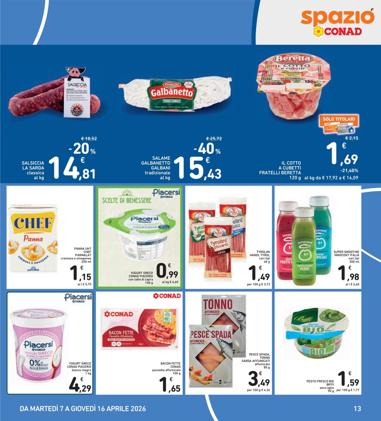 Volantino Spazio Conad - 7/4/2026 - 16/4/2026. Pagina 13