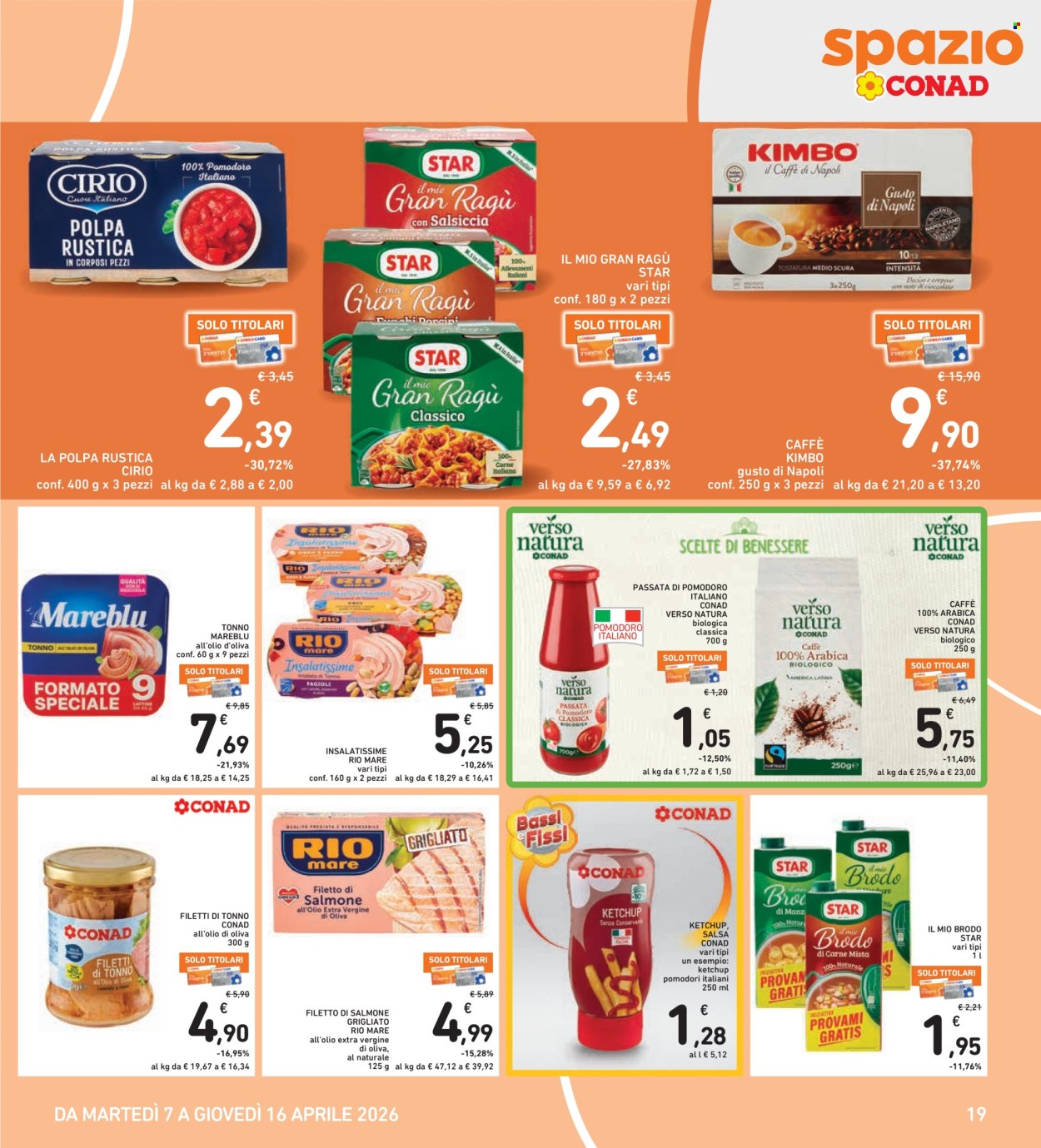 Volantino Spazio Conad - 7/4/2026 - 16/4/2026. Pagina 19