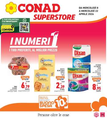 Volantino Conad Superstore - 8/4/2026 - 22/4/2026.