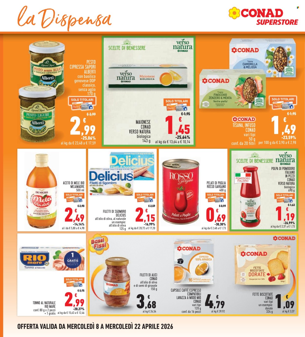 Volantino Conad - 8/4/2026 - 22/4/2026. Pagina 18