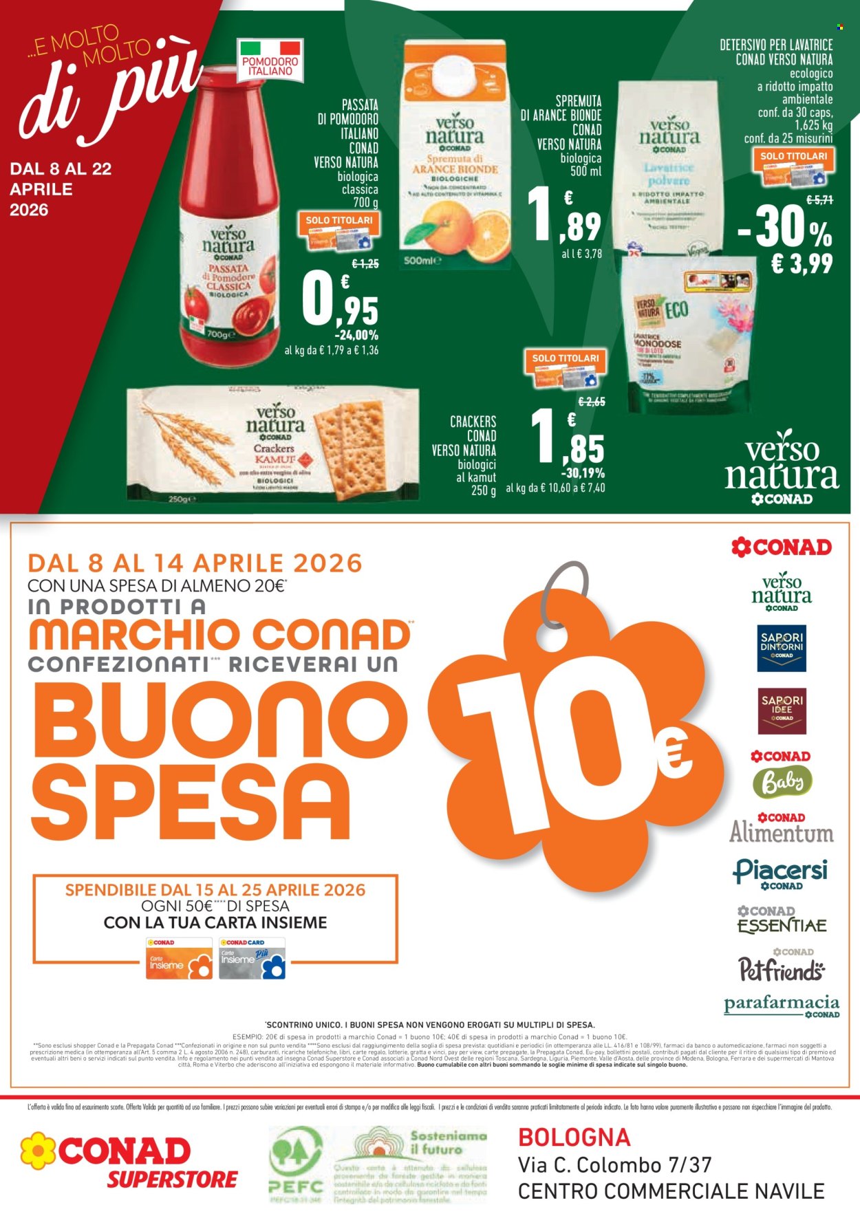 Volantino Conad Superstore - 8/4/2026 - 22/4/2026. Pagina 4