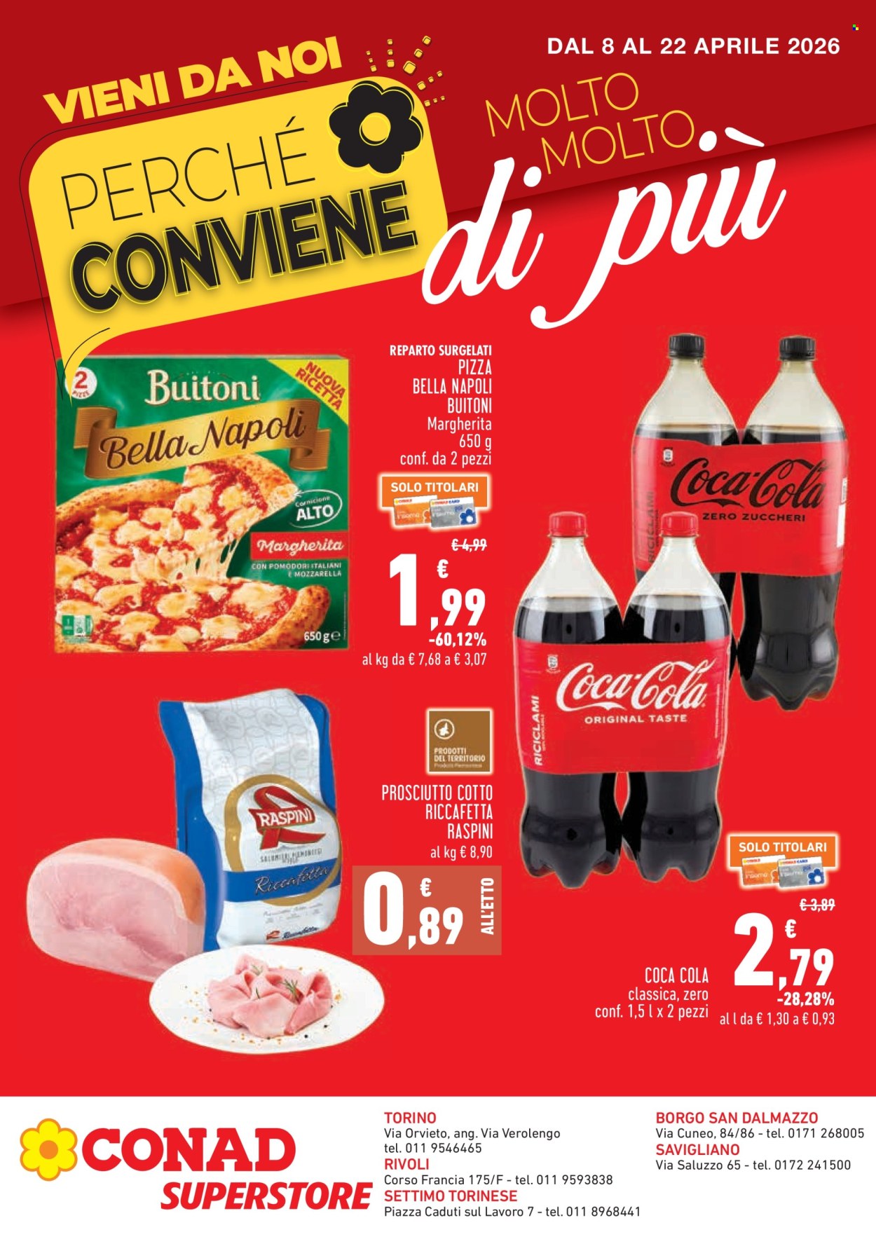 Volantino Conad - 8/4/2026 - 22/4/2026. Pagina 1
