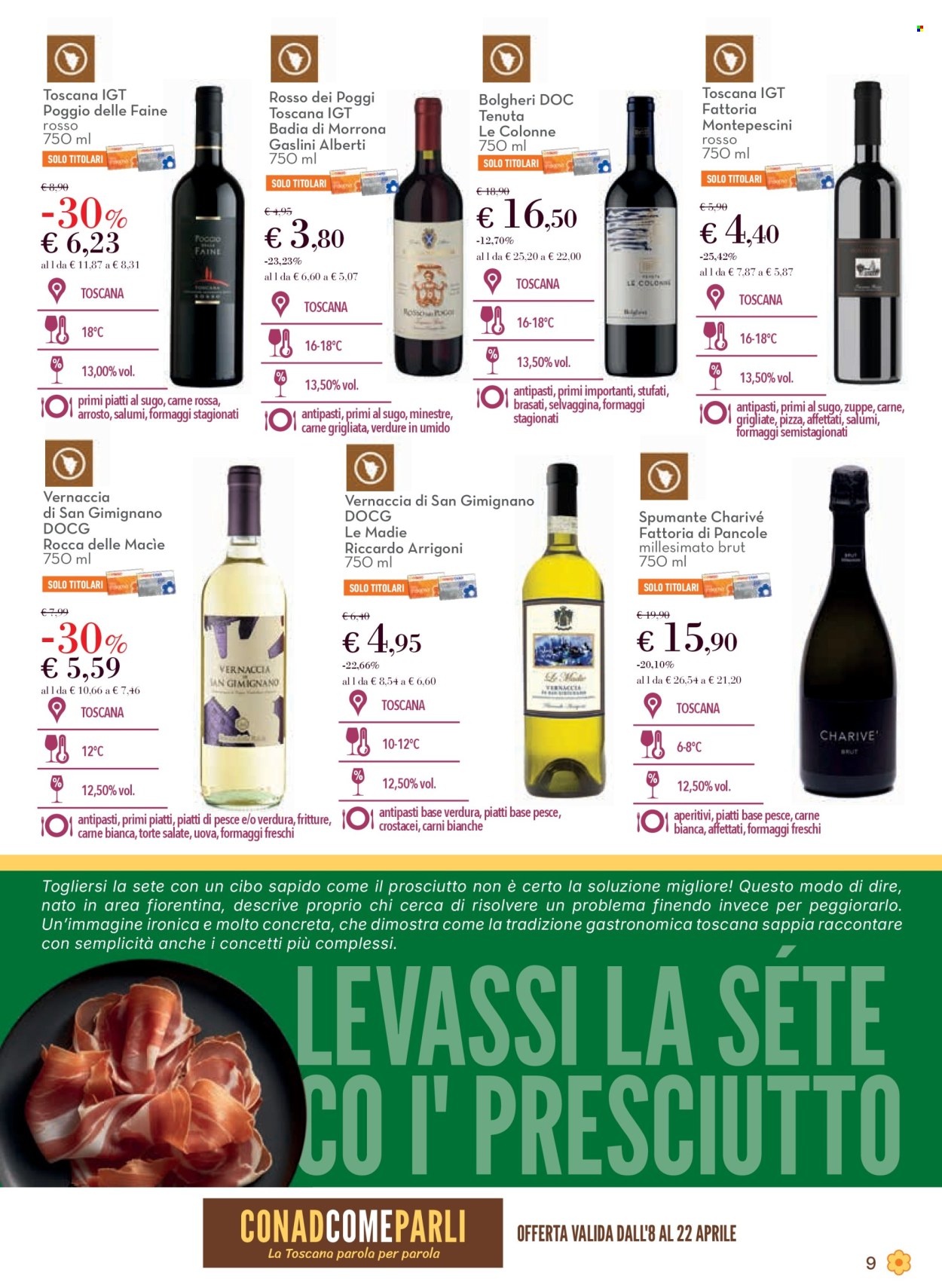 Volantino Conad - 8/4/2026 - 22/4/2026. Pagina 9