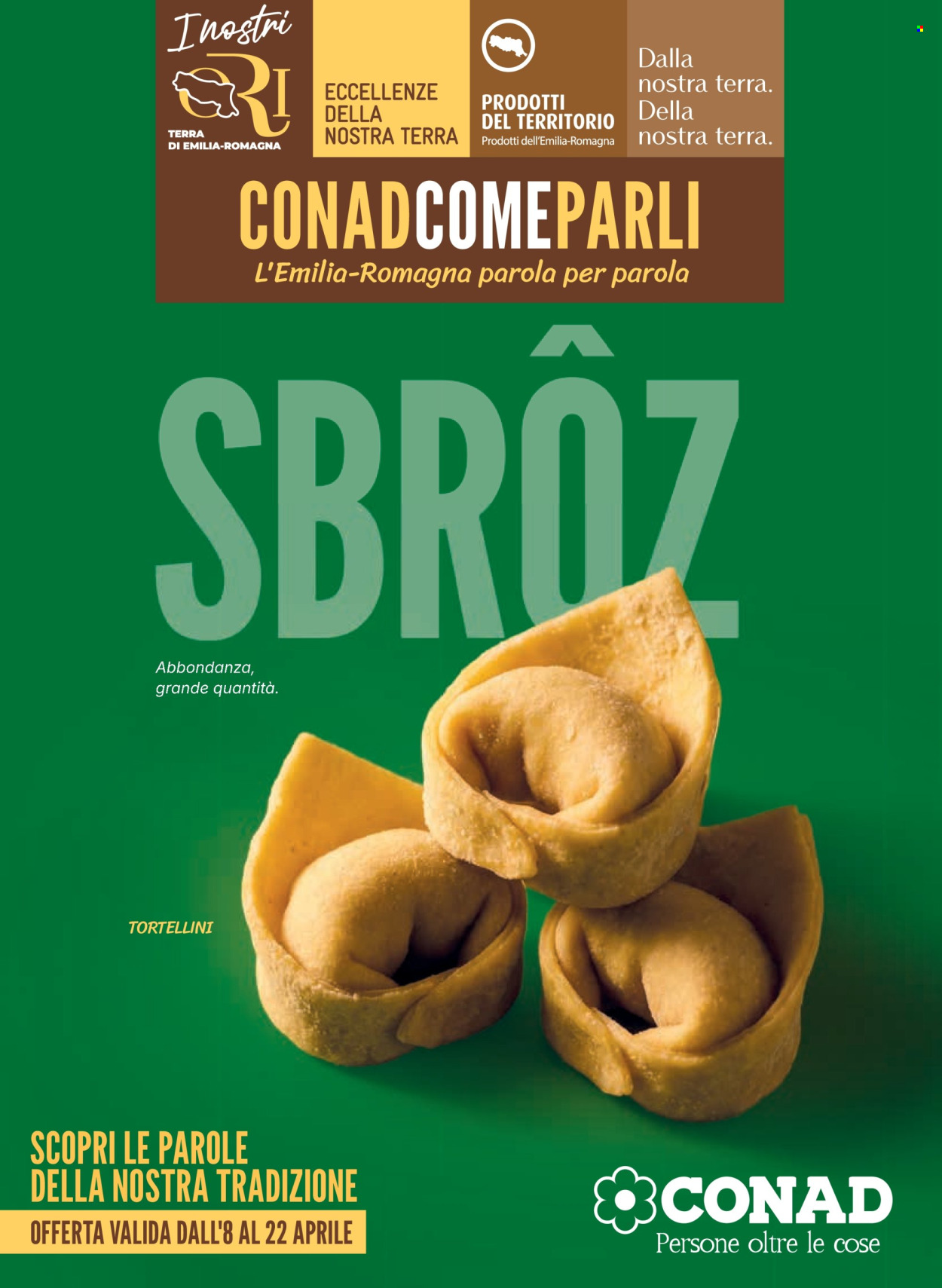 Volantino Conad - 8/4/2026 - 22/4/2026. Pagina 1