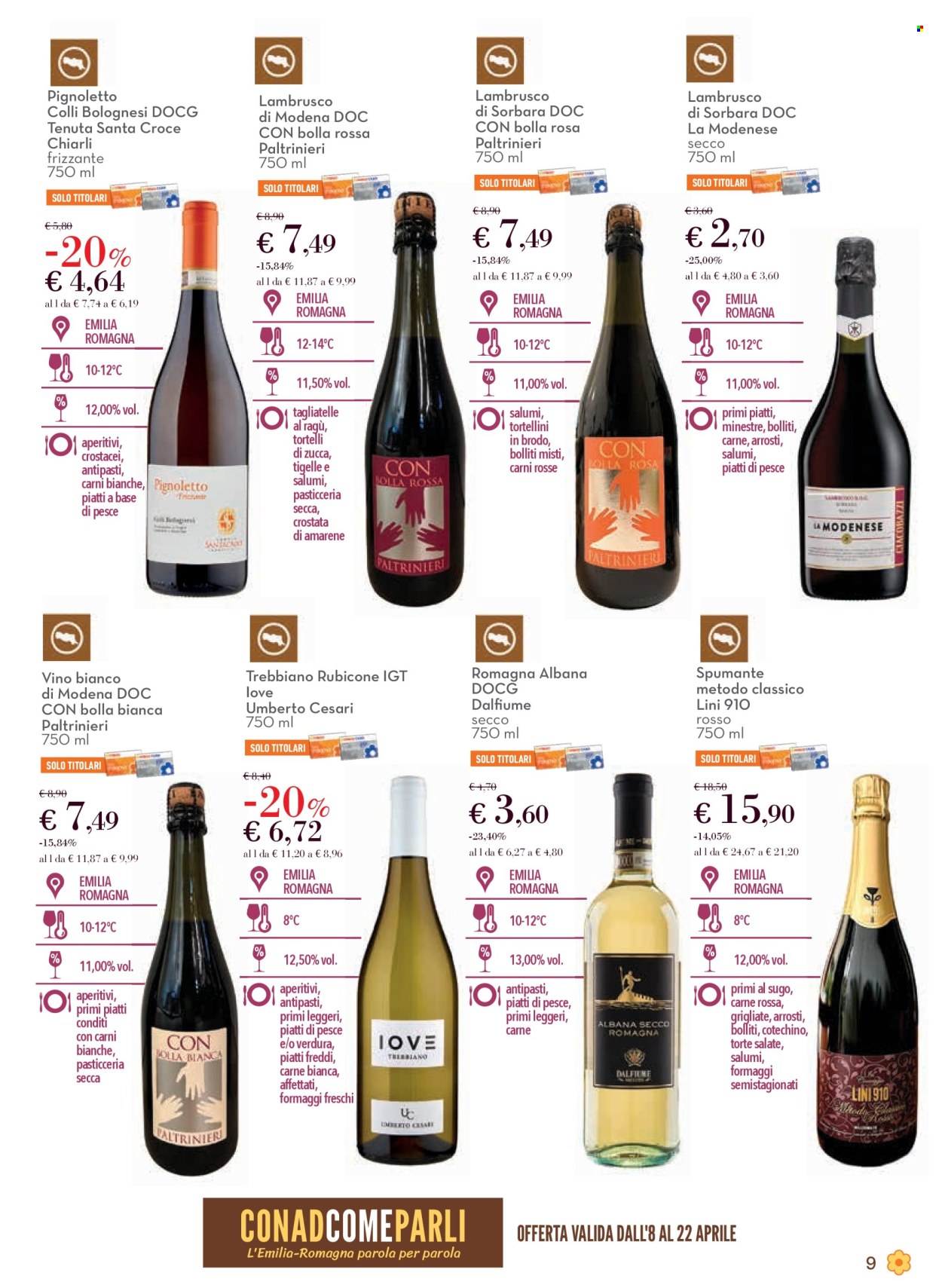 Volantino Conad - 8/4/2026 - 22/4/2026. Pagina 9
