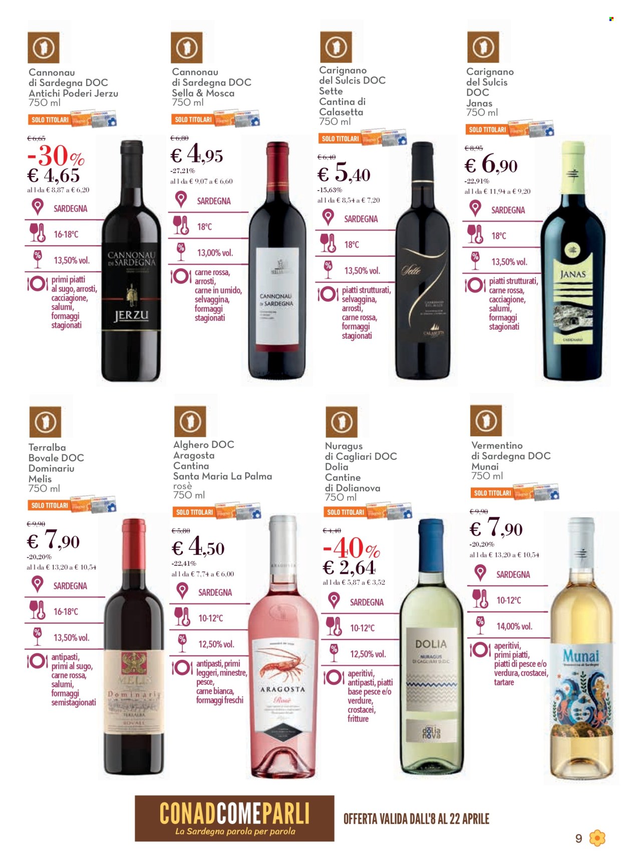 Volantino Conad - 8/4/2026 - 22/4/2026. Pagina 9