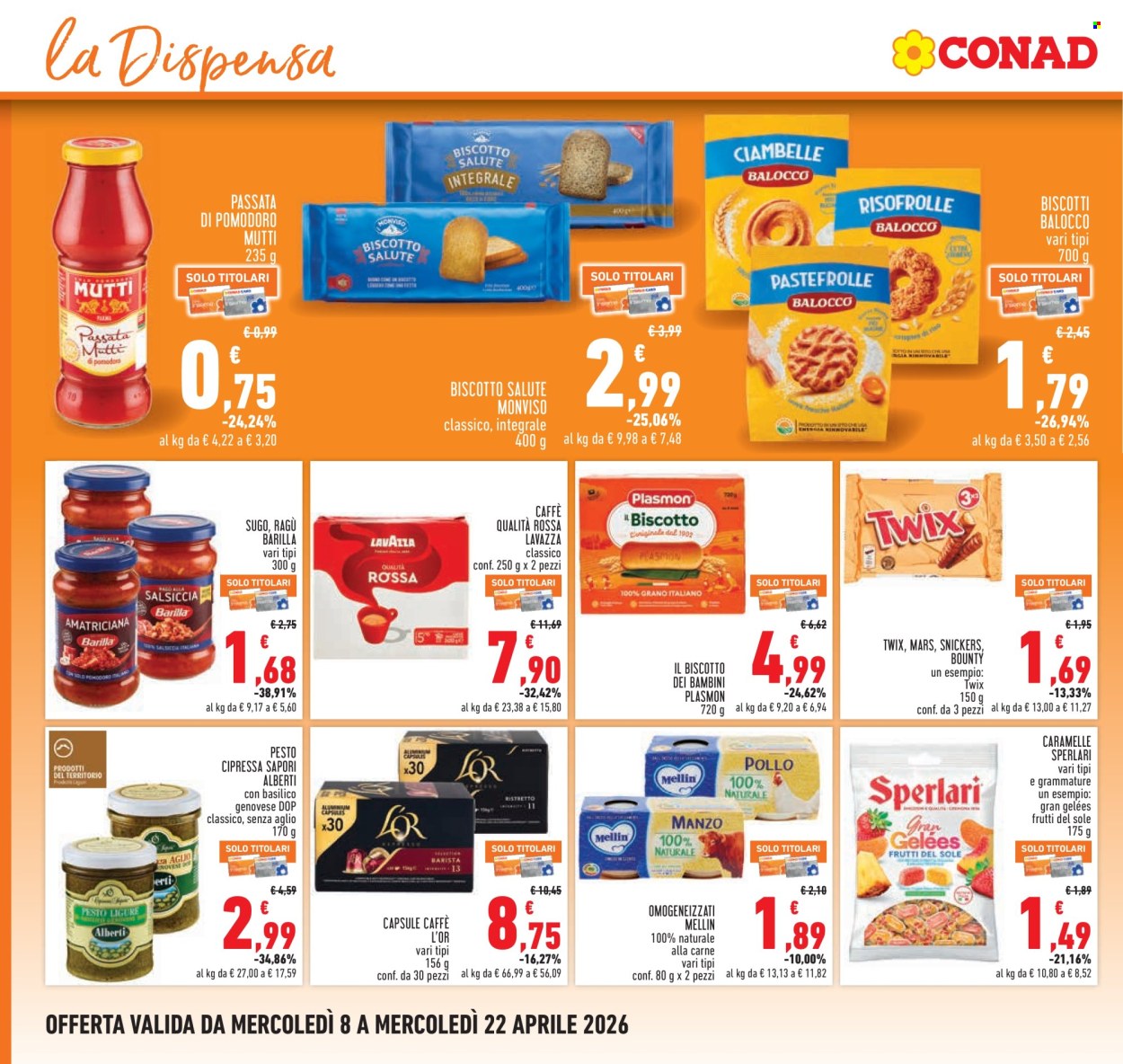 Volantino Conad - 8/4/2026 - 22/4/2026. Pagina 18