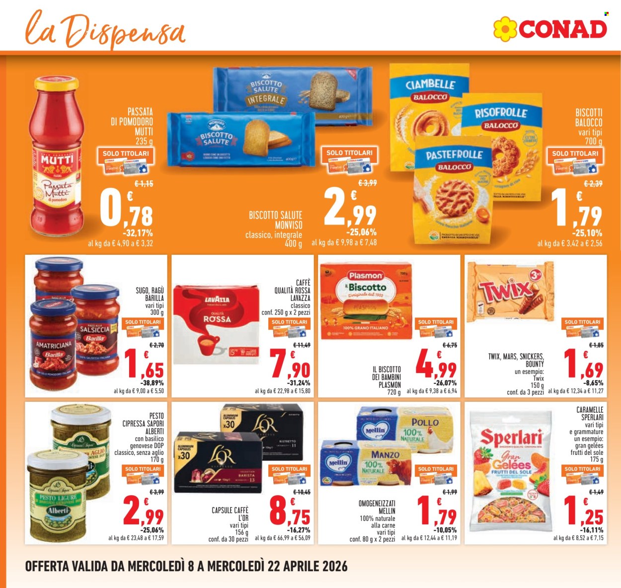 Volantino Conad - 8/4/2026 - 22/4/2026. Pagina 18