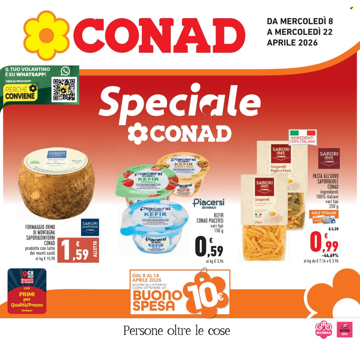 Volantino Conad - 8/4/2026 - 22/4/2026. Pagina 1