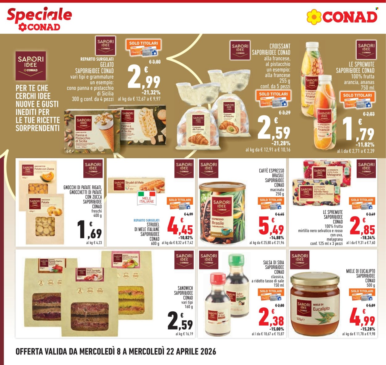 Volantino Conad - 8/4/2026 - 22/4/2026. Pagina 4