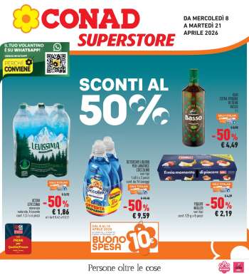 Volantino Conad - 8/4/2026 - 21/4/2026.