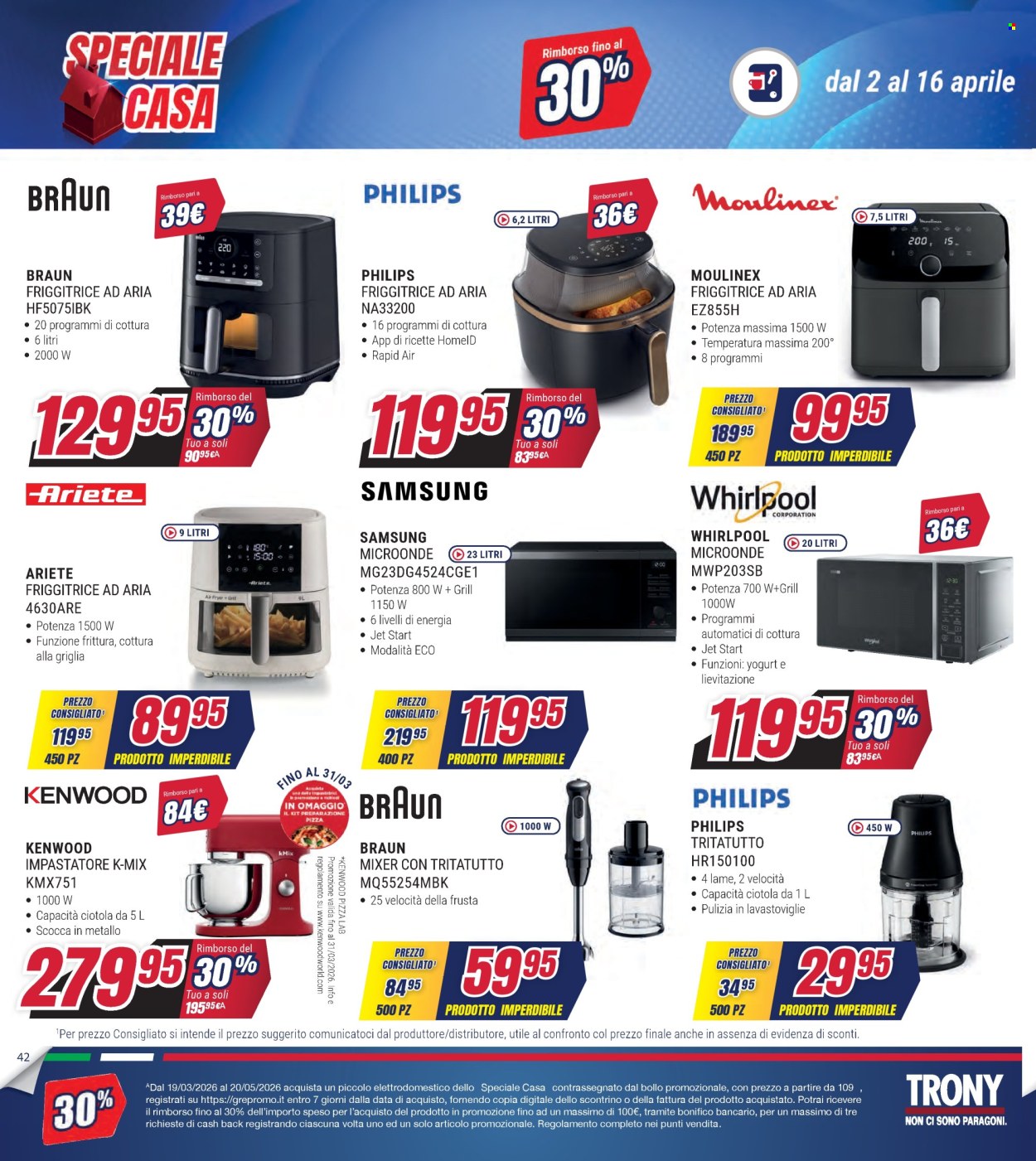 Volantino Trony - 2/4/2026 - 16/4/2026. Pagina 42