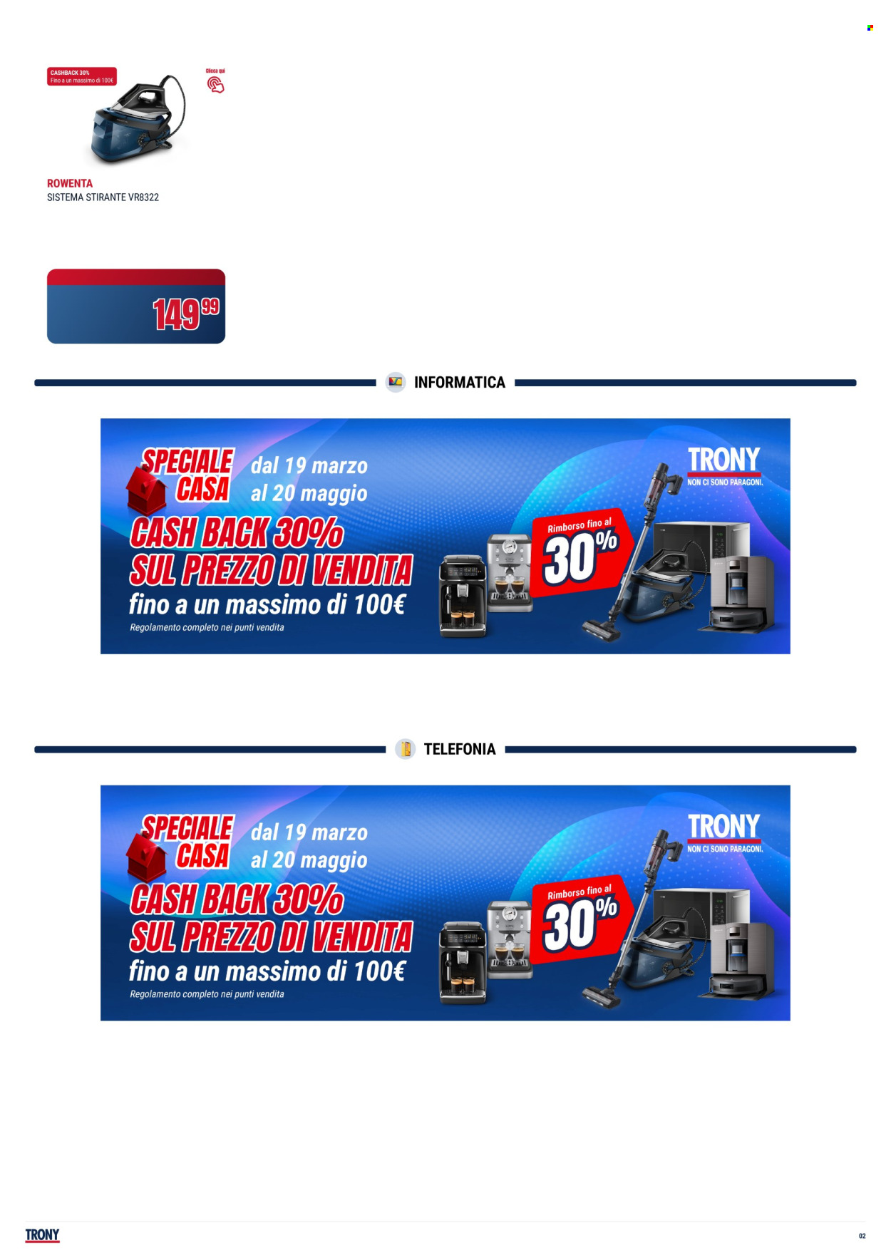 Volantino Trony - 19/3/2026 - 20/5/2026. Pagina 2