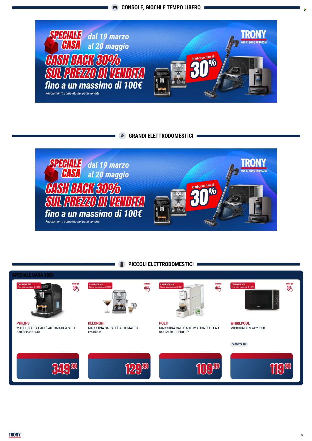 Volantino Trony - 19/3/2026 - 20/5/2026. Pagina 4