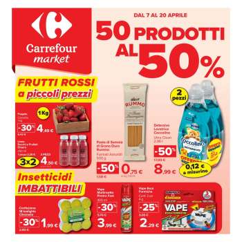 Volantino Carrefour - 7/4/2026 - 20/4/2026.