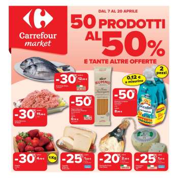 Volantino Carrefour - 7/4/2026 - 20/4/2026.