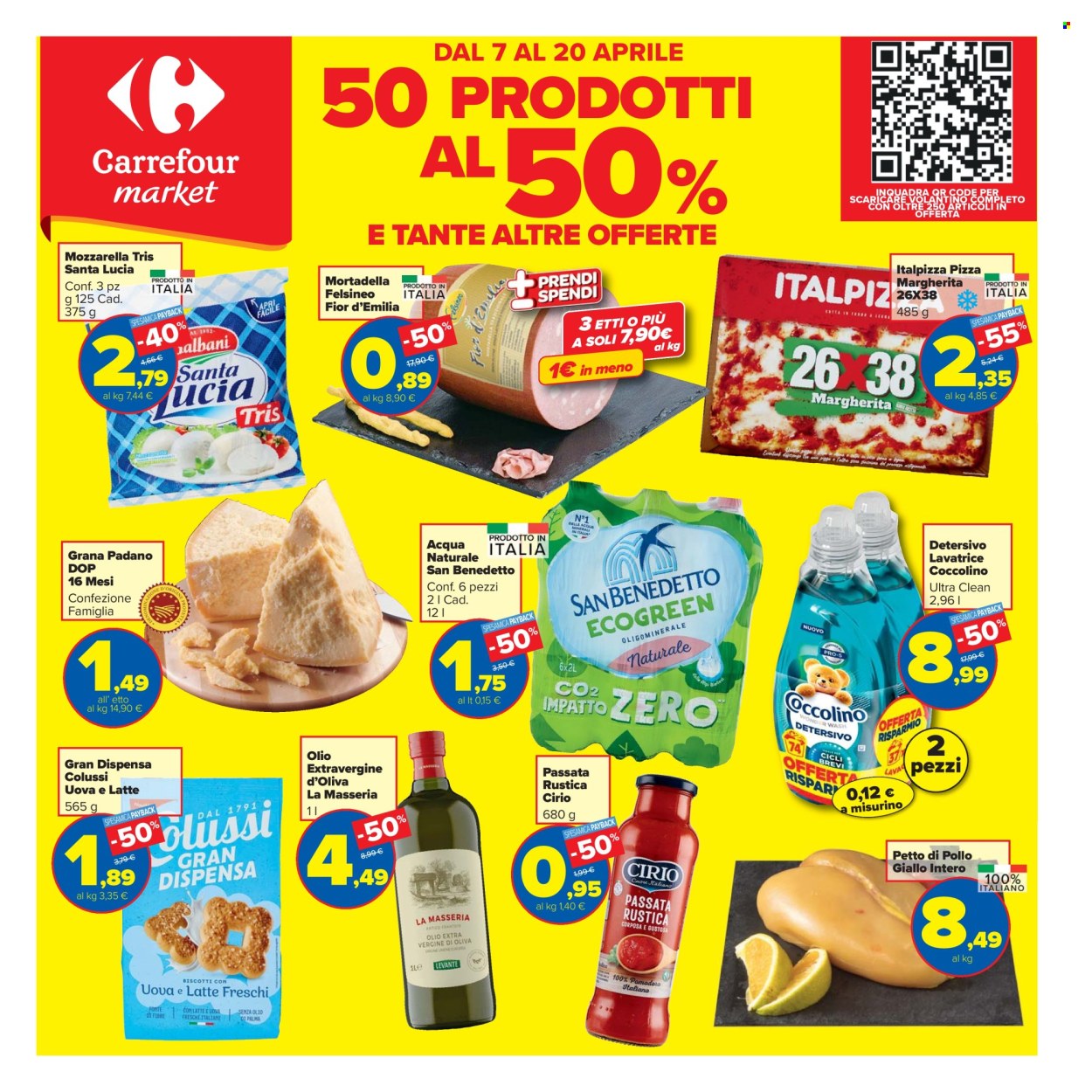 Volantino Carrefour - 7/4/2026 - 20/4/2026. Pagina 1