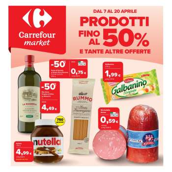 Volantino Carrefour - 7/4/2026 - 20/4/2026.