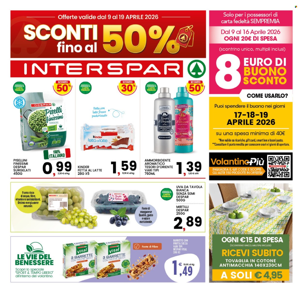 Volantino Interspar - 9/4/2026 - 19/4/2026. Pagina 1