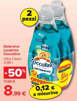 Detersivo Lavatrice Coccolino