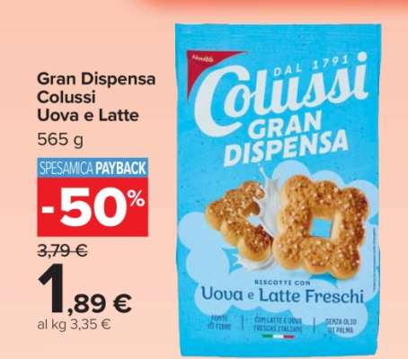 Gran Dispensa Colussi Uova e Latte