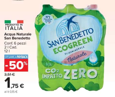 Acqua Naturale San Benedetto
