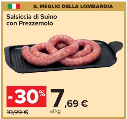 Salsiccia di Suino con Prezzemolo